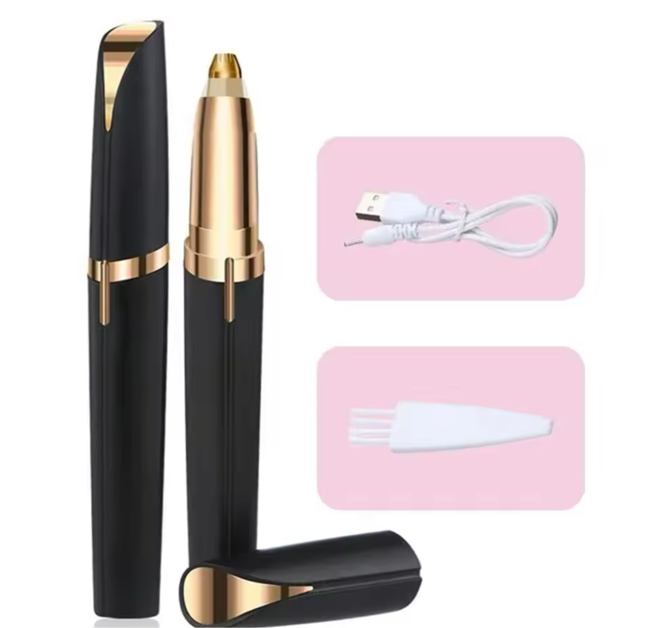 Electric Eyebrow Trimmer Women's Eyebrow Pencil Automatic Eyebrow Knife Facial Hair Removal Beauty Trimmer Lipstick Shaver