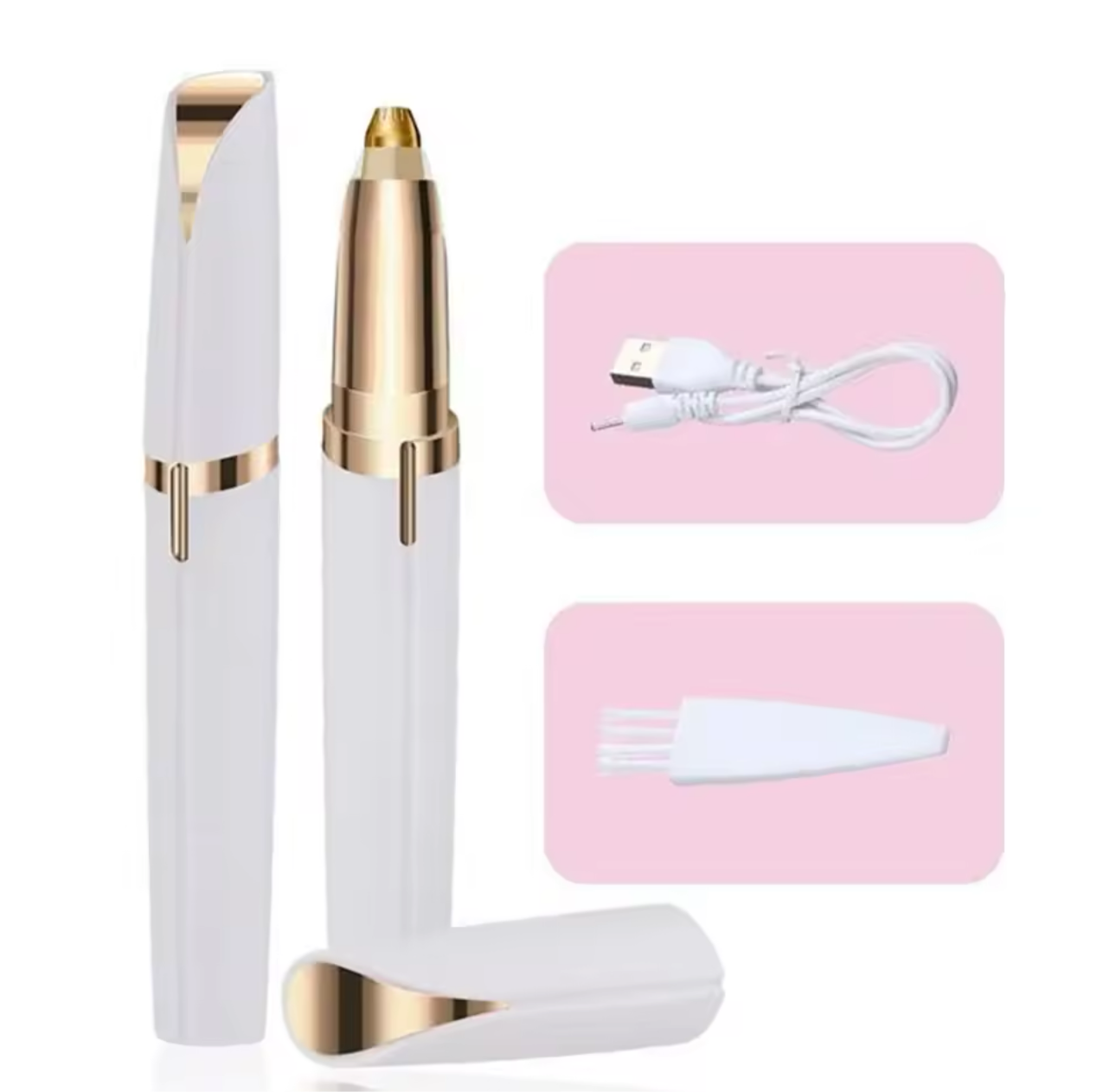 Electric Eyebrow Trimmer Women's Eyebrow Pencil Automatic Eyebrow Knife Facial Hair Removal Beauty Trimmer Lipstick Shaver